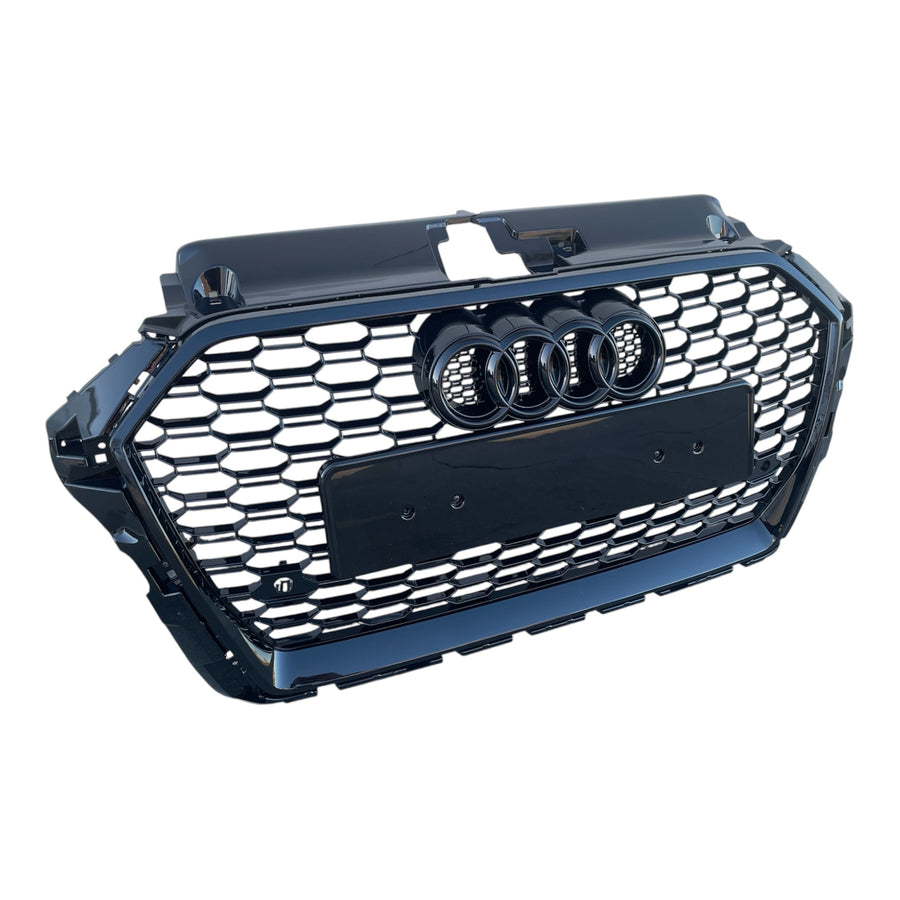 Calandre look RS3 full black Audi A3 S3 8V LCI 16-20