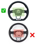 Volant cuir Sline méplat Audi A4 B9 / A5 F5 / Q5 FY