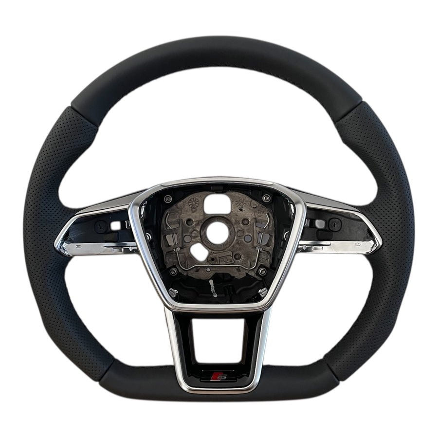 Volant cuir Sline méplat Audi A6 C8 & A7 4K
