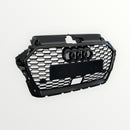Calandre look RS3 noir brillant Audi A3 S3 8V2 avec ACC