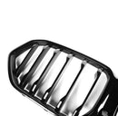 Grille de calandre BMW X6 G06 19-23 style Shadow Line simple lame