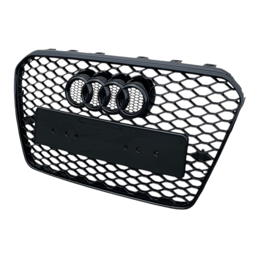 Calandre nid d’abeille noir brillant Audi A5 S5 8T Facelift 13-16