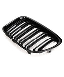 Grilles de calandres BMW X1 E84 09-16 double lames en noir