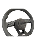 Volant Audi Sline alcantara complet A1 A3 A4 A5 Q2 A6 Q3