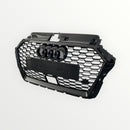 Calandre look RS3 noir brillant Audi A3 S3 8V2 avec ACC