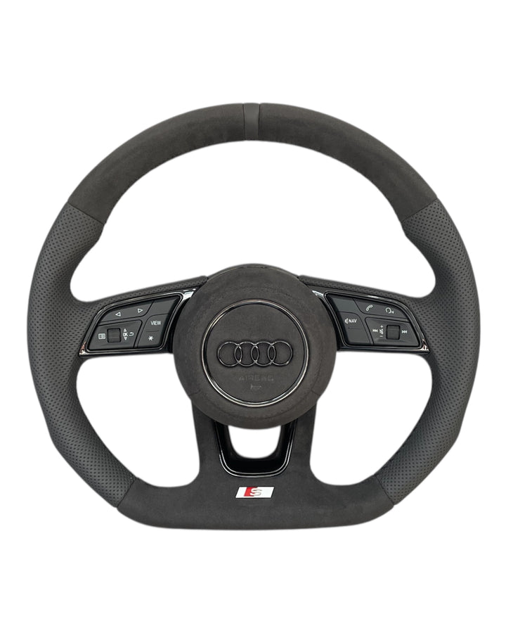 Volant Audi Sline alcantara complet A1 A3 A4 A5 Q2 A6 Q3