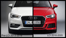 Calandre look RS3 full black Audi A3 8V pre-LCI 13-16
