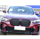 Grille de calandre noire Diamonds BMW X3 G01 X4 G02 LCI 21+