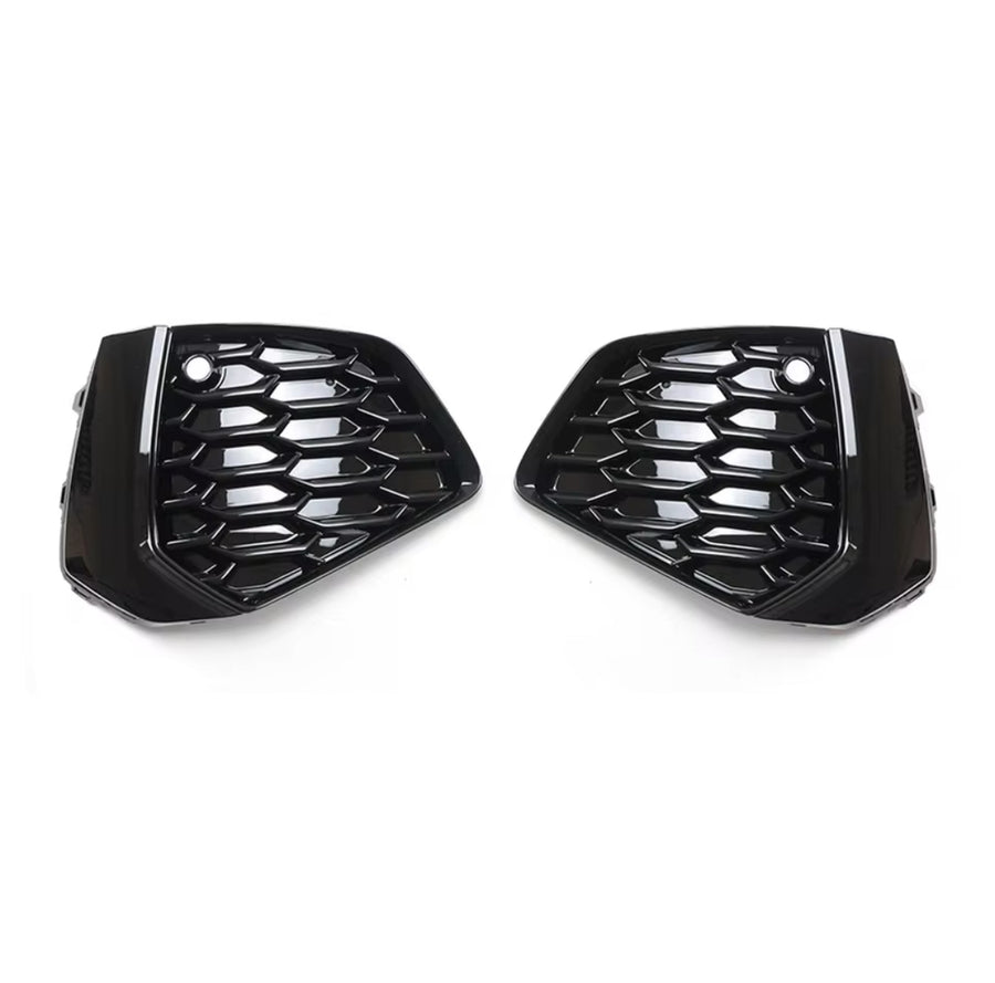 Set de grilles latérales noires Audi A3 8Y 20+ Sline