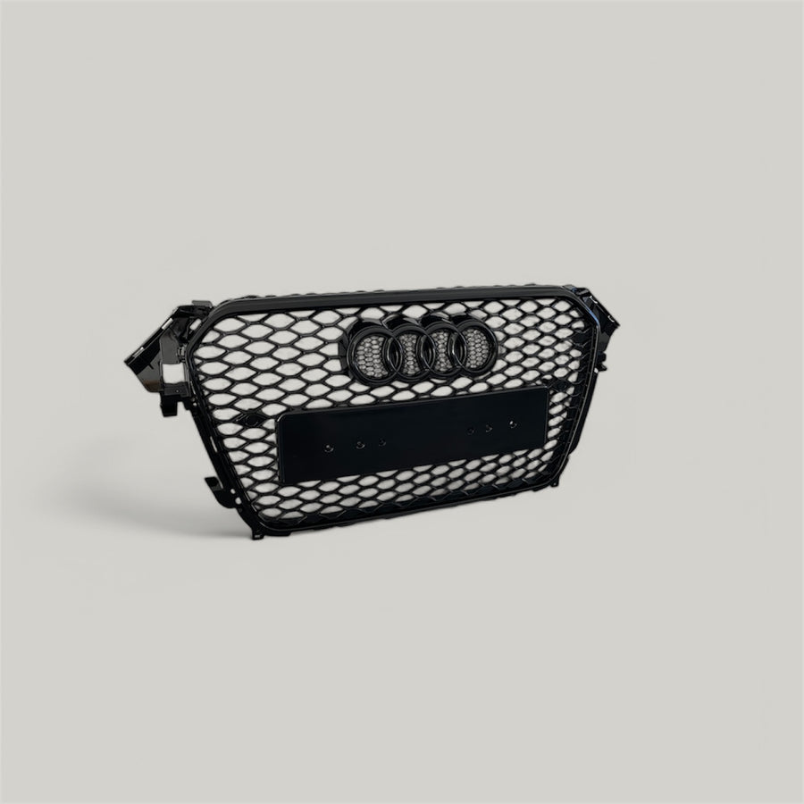 Calandre nid d’abeille noir brillant Audi A4 S4 B8.5 (12-16) Facelift
