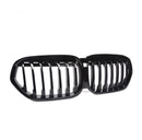 Grilles de calandres style Shadow Line noir BMW X1 F48 LCI 19-22