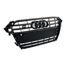 Grille de calandre type S4 noire Audi A4 & S4 B8.5 LCI 12-16