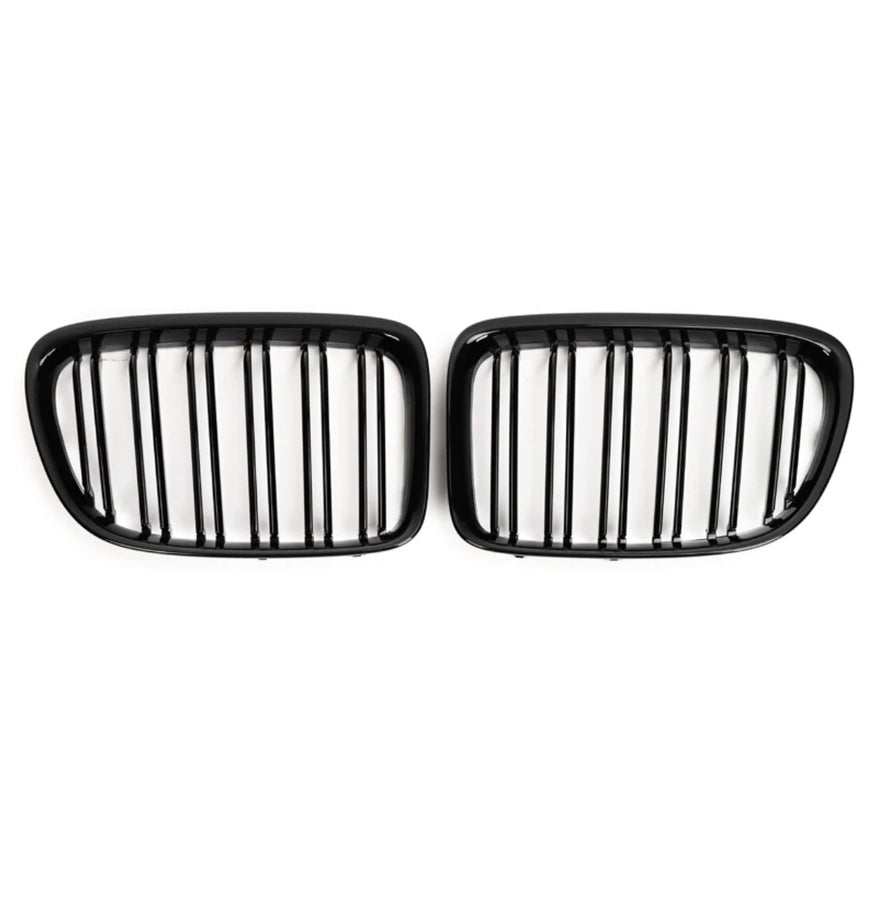Grilles de calandres BMW X1 E84 09-16 double lames en noir