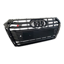 Calandre look S4 noire Audi A4 S4 B9 16-19