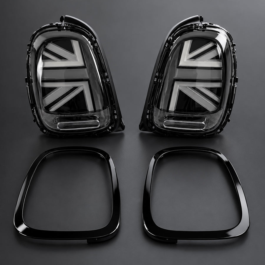 Feux arrières LED look Union Jack Grey MINI F55 F56 F57