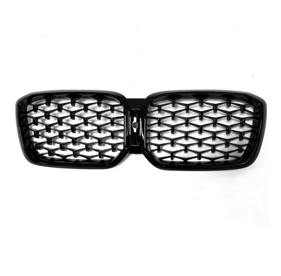 Grille de calandre noire Diamonds BMW X3 G01 X4 G02 LCI 21+
