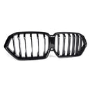 Grille de calandre BMW X6 G06 19-23 style Shadow Line simple lame
