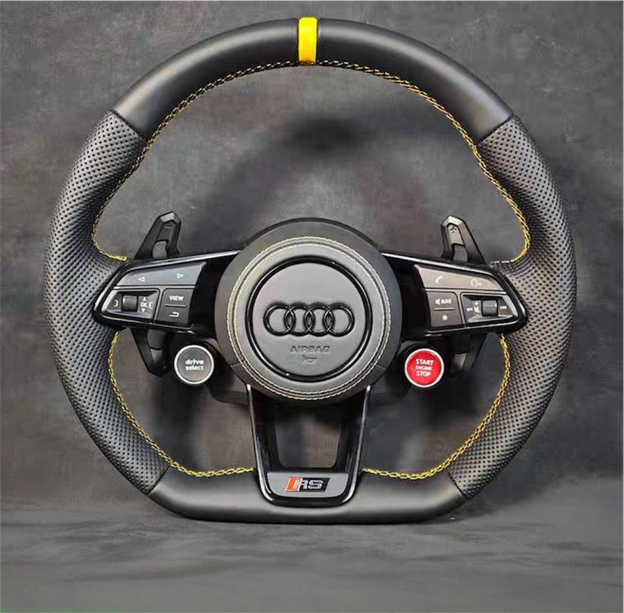 Volant type R8 Audi A1 A3 A4 A5 A6 A7 A8 TT Q2 Q3 Q4 Q5 Q7 Q8