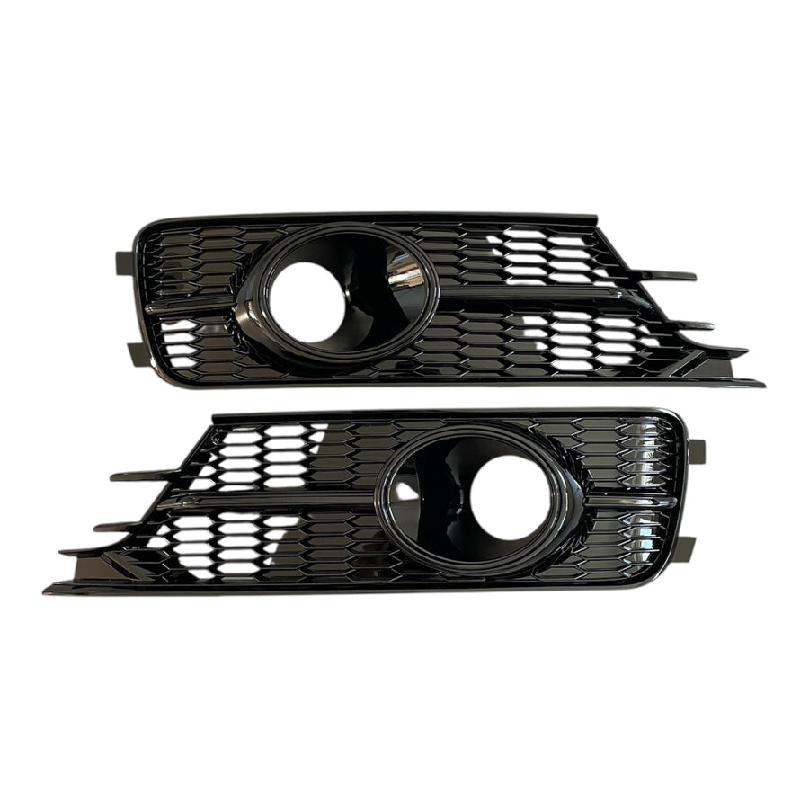Grilles antibrouillards Audi A6 C7 LCI 14-18 noires