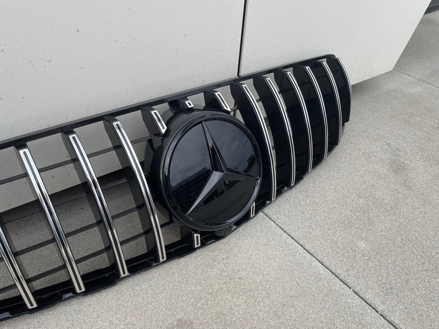 Étoile de calandre noire Mercedes GLC X253 C253 15-19