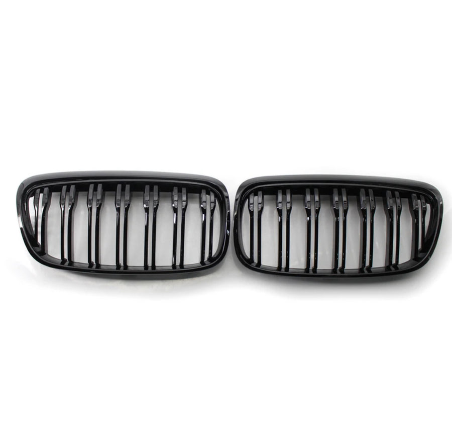 Grilles de calandres noir double ligne BMW série 2 F45 & F46 14-18