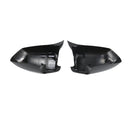 Coques de rétroviseurs BMW série 5 F10 F11 pre-LCI look M noir brillant