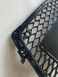 Calandre look RS4 avec logo Audi noir brillant A4 S4 B8 07-12