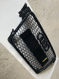 Calandre look RS4 avec logo Audi noir brillant A4 S4 B8 07-12