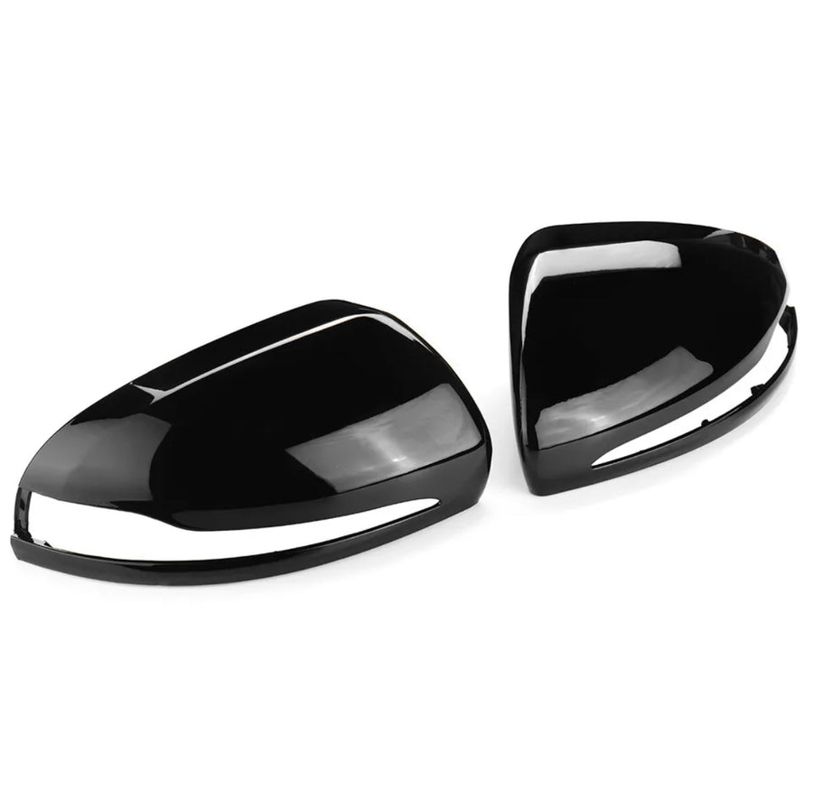 Coques rétroviseurs noir brillant Mercedes Classe B C E G S GLC