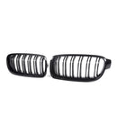 Grilles de calandres BMW série 3 F30 F31 simple ou double lames noir brillant