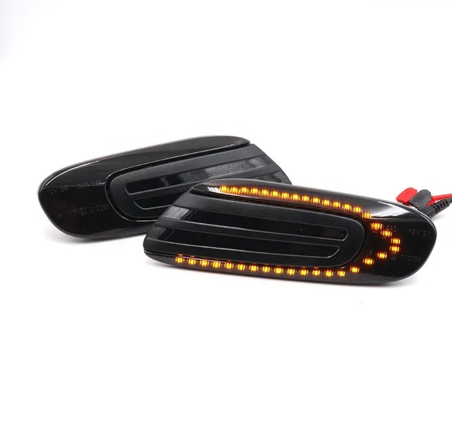 Clignotants LED latéraux en noir fumé pour Mini Cooper/One F55 F56 F57