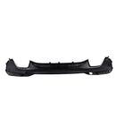Diffuseur noir brillant pour BMW série 5 G30 G31 avec pack M