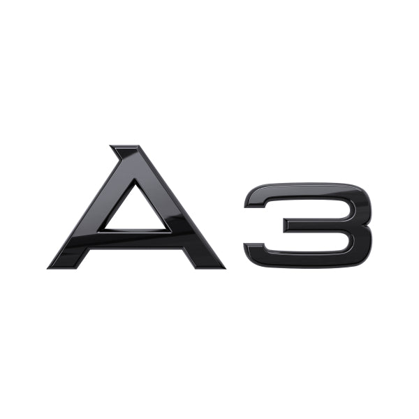 Badge coffre autocollant modèle A1 A3 A4 A5 A6 A7 A8 Q2 Q3 Q5 Q7 Q8 TT