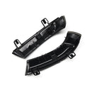 Clignotants LED dynamiques rétroviseurs Vw Golf 5 Jetta Passat B6 EOS noir teinté