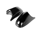 Coques de rétroviseurs look M3 noir brillant pour BMW série 1 E81 E82 E87 E88 série 3 E90 E91 E92 E93 LCI