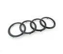 Emblème de calandre Audi en noir brillant ou noir mat