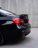 Spoiler de coffre pour BMW série 3 F30 et M3 F80 en noir brillant
