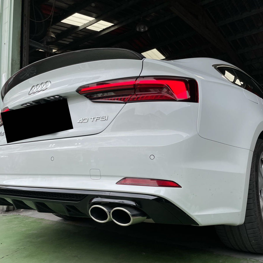 Embouts échappement double sortie Audi A4 A5 A6 A7 look S4 S5 S6 S7