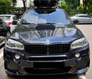 Grilles de calandres pour BMW X5 F15 X5M et X6 F16 X6M en noir brillant double lames