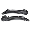Clignotants LED dynamiques rétroviseurs en noir teinté pour Audi A6 C7