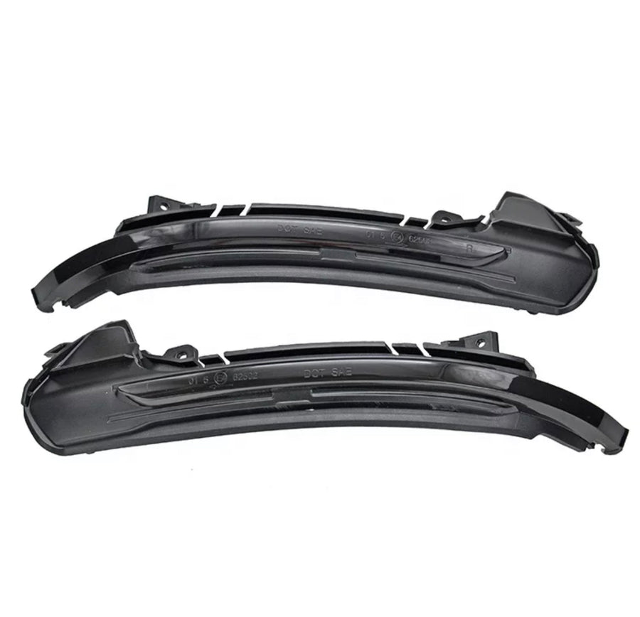 Clignotants LED dynamiques rétroviseurs en noir teinté pour Audi A6 C7