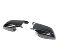 Coques de rétroviseurs BMW série 5 F10 F11 pre-LCI look M noir brillant