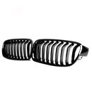 Grilles de calandres BMW série 3 F30 F31 simple ou double lames noir brillant
