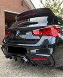 Diffuseur arrière noir brillant BMW série 1 F20 F21 LCI 15-18