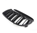 Grilles de calandres pour BMW série 3 E90 et E91 pre-LCI double lames noir brillant