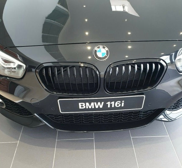 Grille De Calandre Clipsable BMW Motorsport Pack M - Pour Série 1 F20 F21 LCI (2015-2019) - 9 Barres - Neuf