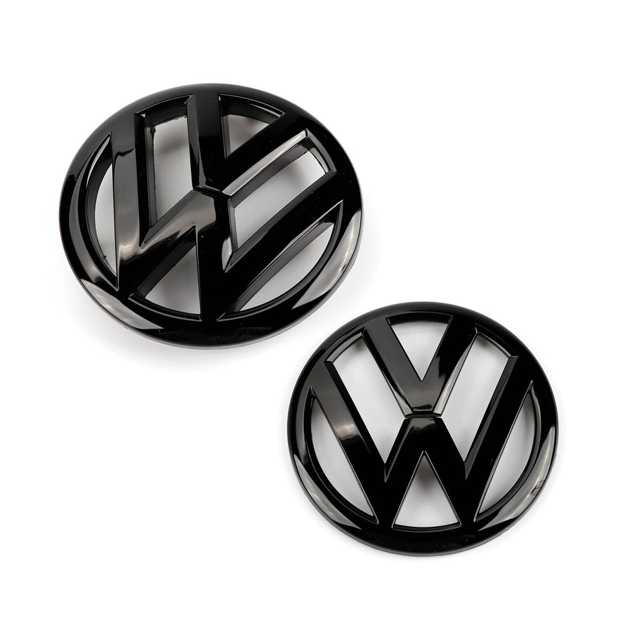 Emblème De Calandre Avant Chromée, 122mm 6c0 853 600, Insigne  D'accessoires De Voiture, Logo Pour Vw Volkswagen Polo 2014