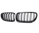 Grilles de calandres pour BMW série 3 E90 et E91 LCI en noir brillant