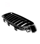 Grilles de calandres BMW série 3 F30 F31 simple ou double lames noir brillant