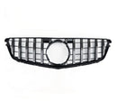 Calandre look GTR Panamericana Mercedes Classe C W204 07-14 chrome ou noir brillant